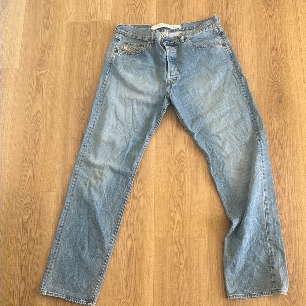 Diesel Light Blue Straight Jeans